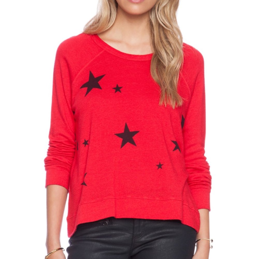 Sundry Red and Blue Star Pullover Size 1